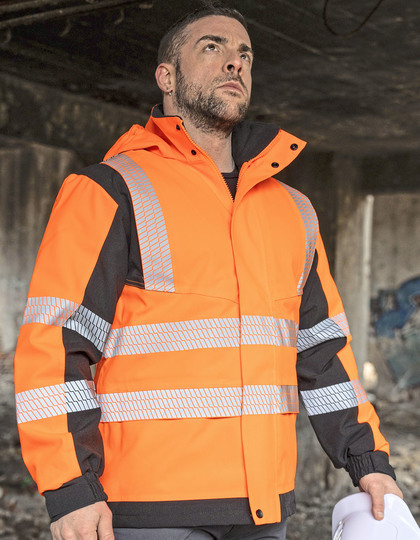 Premium Printable Hi-Vis Softshell Safety Jacket Copenhagen