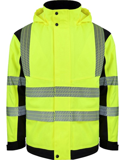 Premium Printable Hi-Vis Softshell Safety Jacket Copenhagen – Bild 2