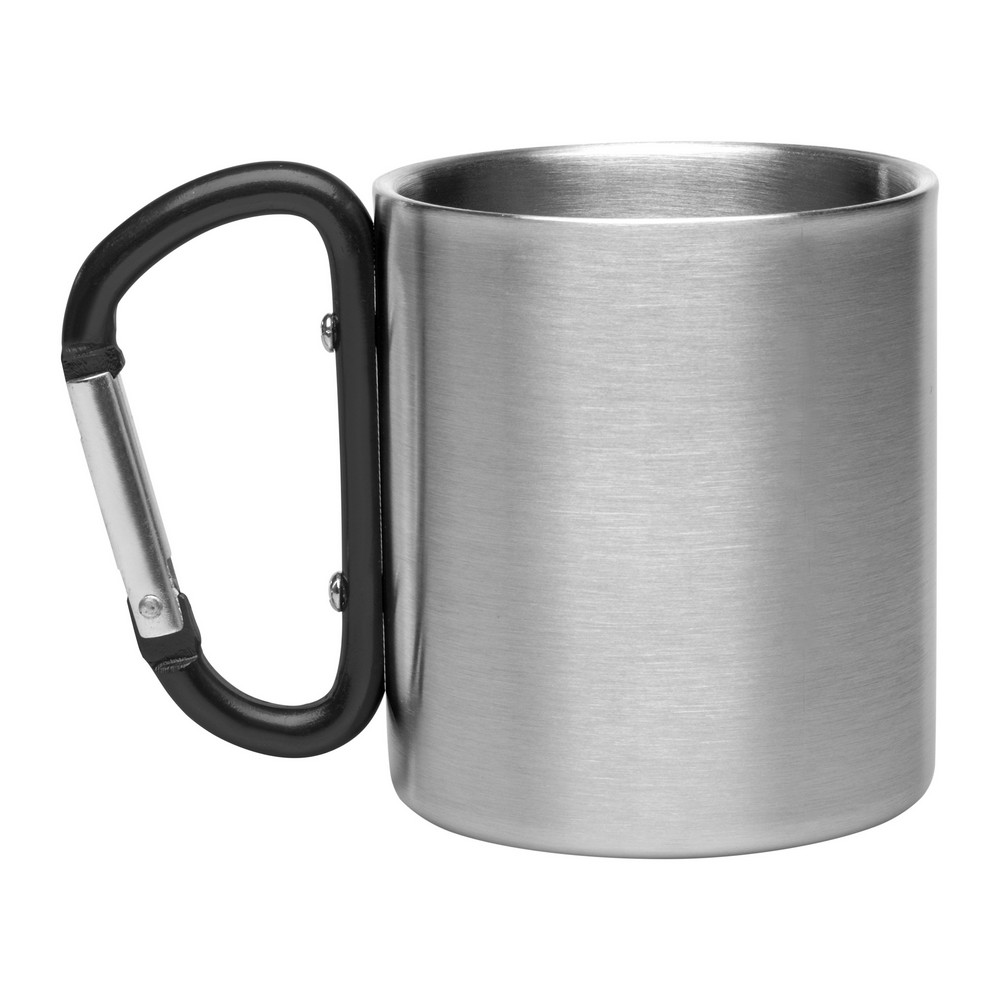 Metallbecher 210 ml mit Karabinerhaken – Bild 3