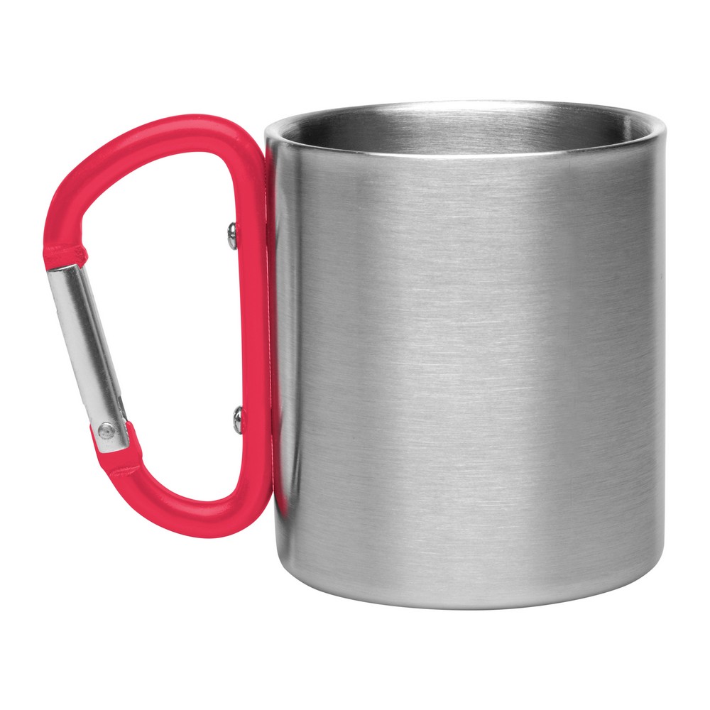 Metallbecher 210 ml mit Karabinerhaken – Bild 2