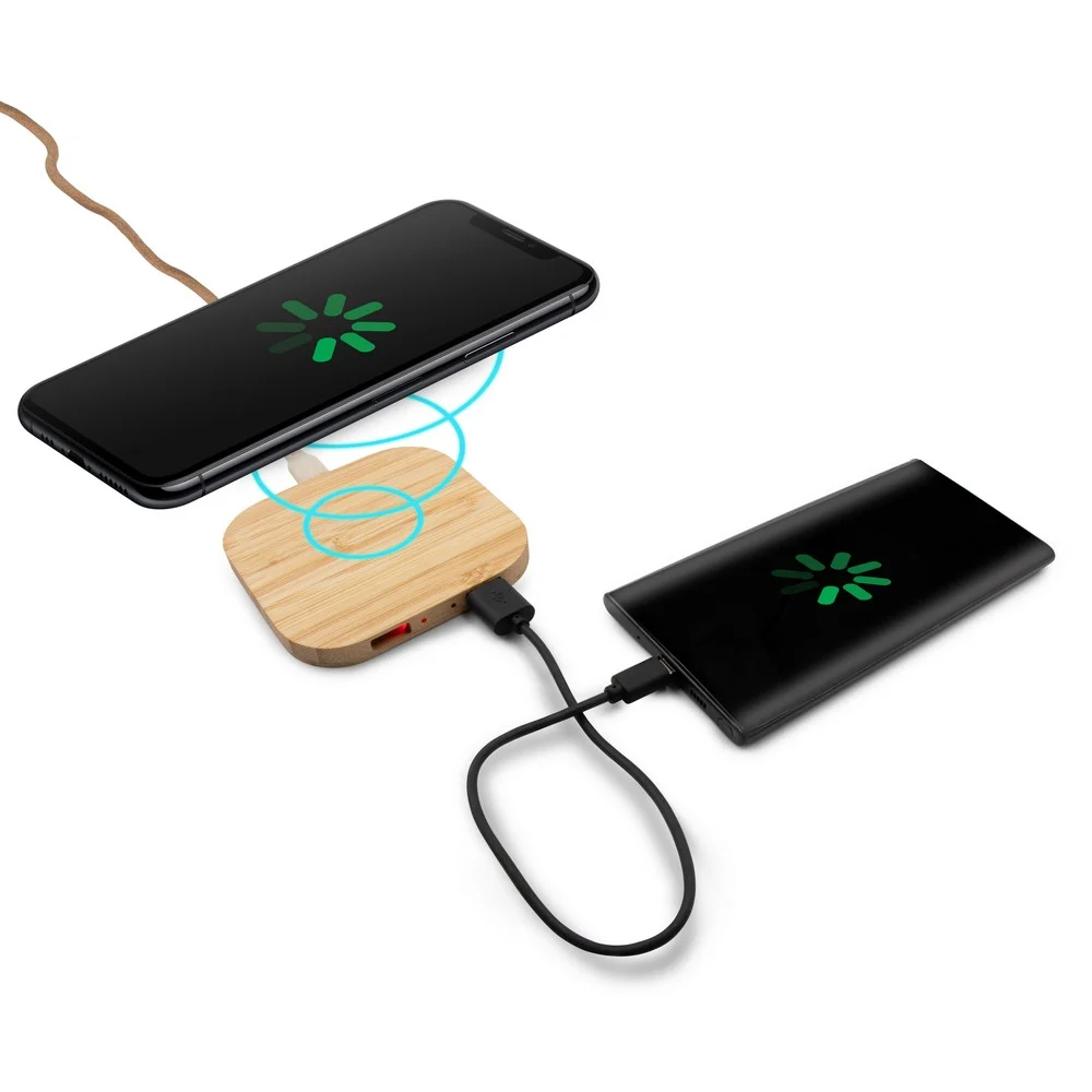 Wireless Ladegerät aus Bambus 10W B'RIGHT | Jazzlyn – Bild 4