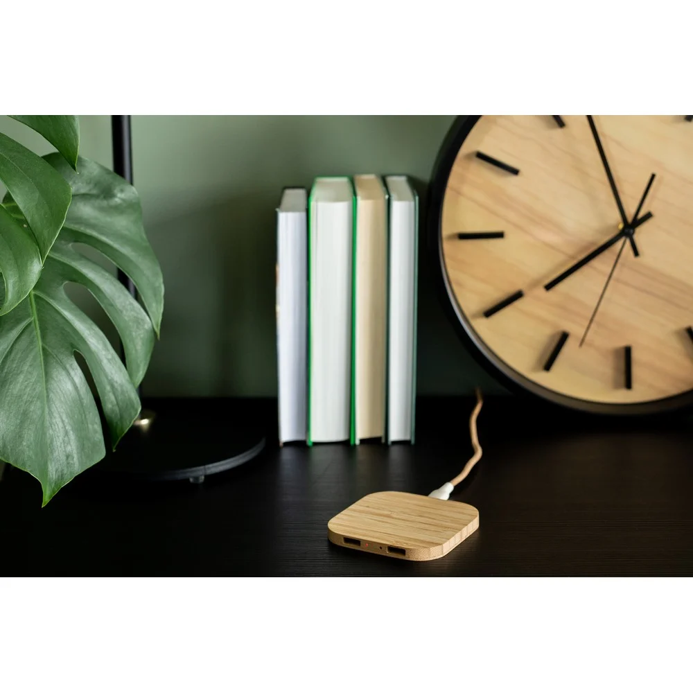 Wireless Ladegerät aus Bambus 10W B'RIGHT | Jazzlyn – Bild 2