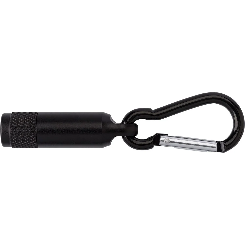 Mini Taschenlampe 1 LED mit Karabinerhaken – Bild 2