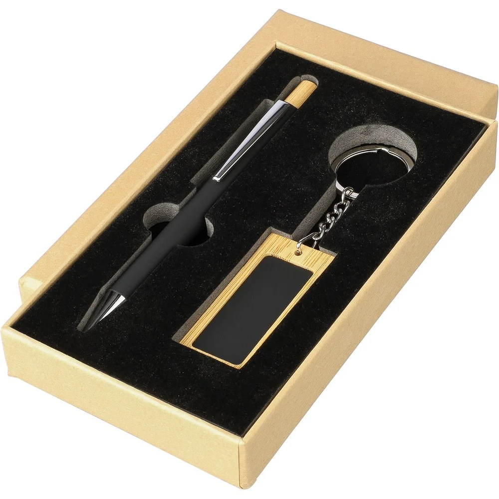 Geschenkset, Kugelschreiber, Schlüsselanhänger – Bild 2